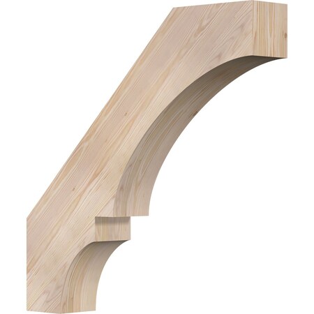 Ekena Millwork 5 1/2"W x 32"D x 32"H Balboa Smooth Knee Brace, Douglas Fir BRC06X32X32BOA00SDF
